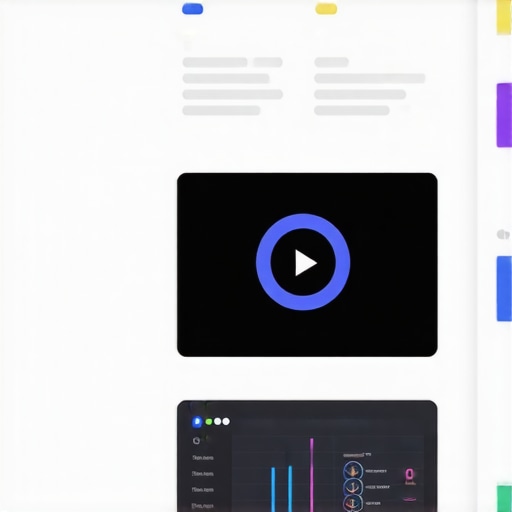 A digital dashboard showing GMB analytics and schema markup integration