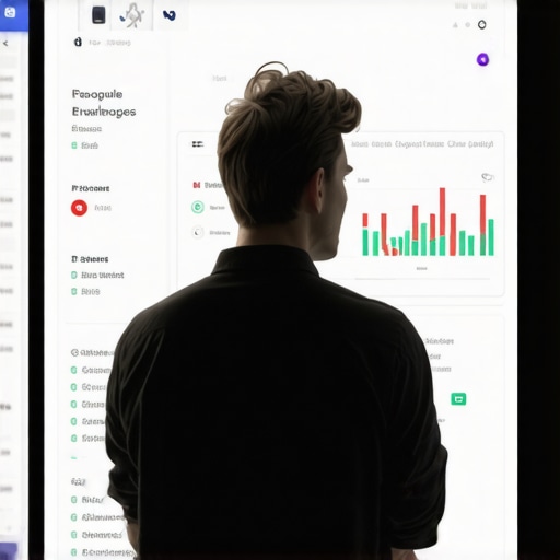Business owner analyzing Google Maps rankings with optimization tools