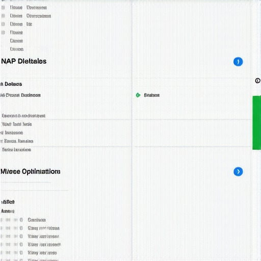 Screenshot highlighting important aspects of optimizing a Google Business Profile.