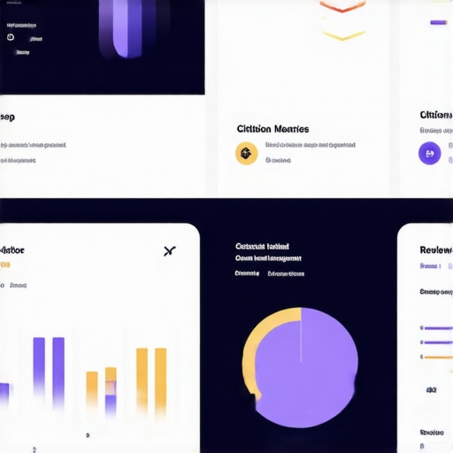 A digital dashboard displaying local SEO metrics, citation statuses, and review analytics for business maintenance.