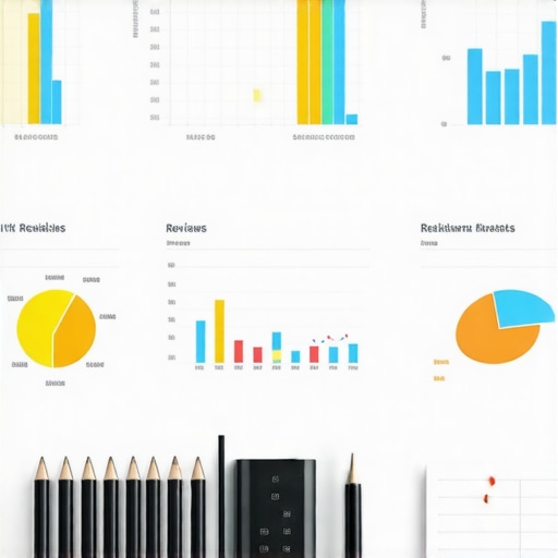 Person analyzing Google My Business metrics using SEO software.