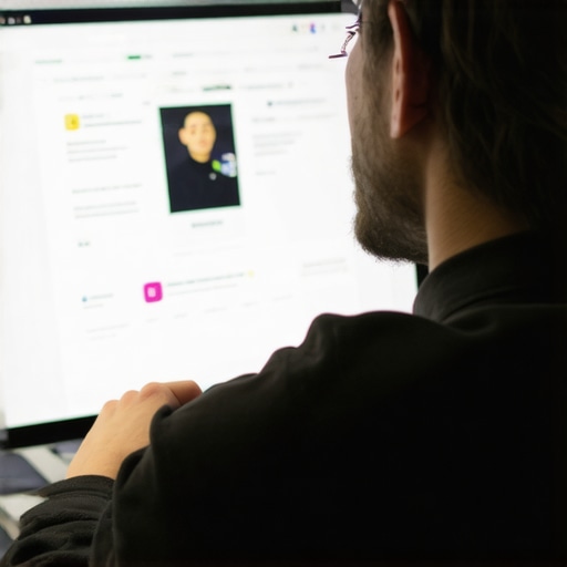 Optimizing Local SEO Data Signals Person working on local SEO optimization on a computer