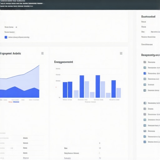 Dashboard showing local engagement signals and analytics for Google Business Profile