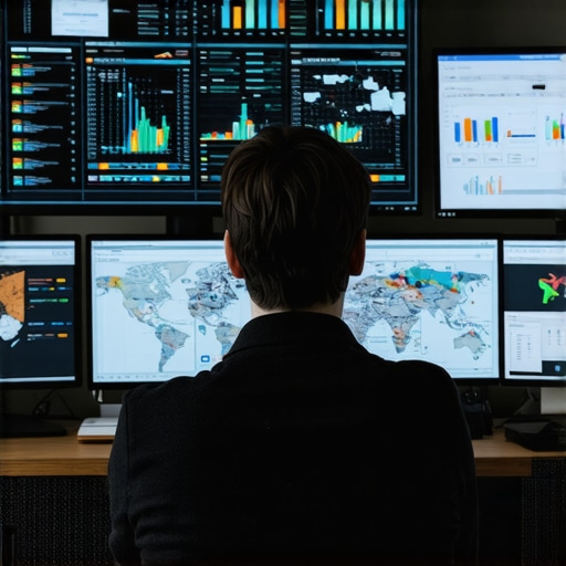 Person reviewing charts and maps to maintain Google Maps rankings