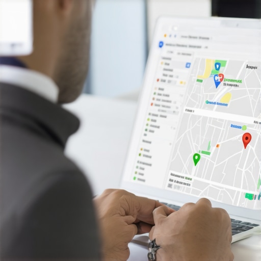 Business owner adjusting categories in Google's business profile interface